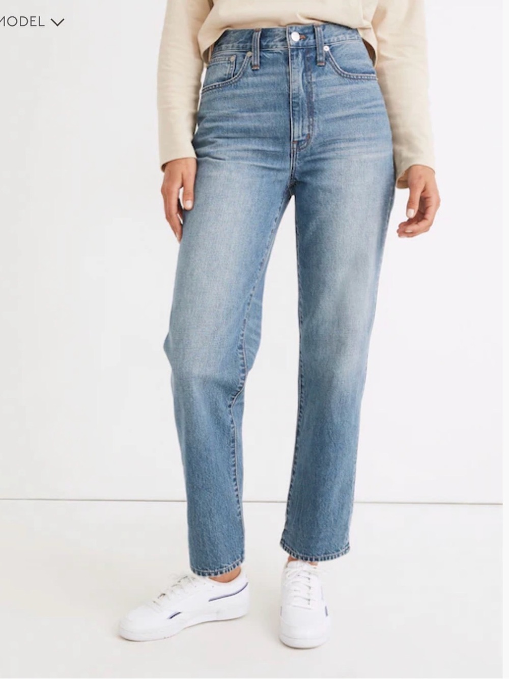 Madewell Perfect Vintage Straight Jean size 28